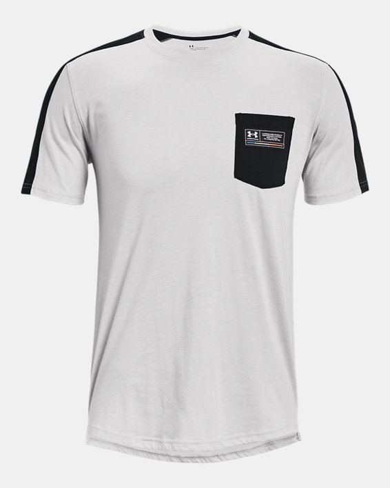 T-shirt UA Pocket pour homme, Gray, pdpMainDesktop image number 4